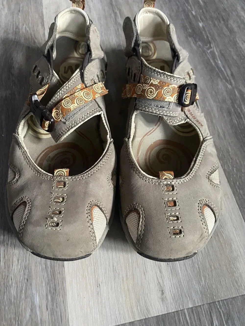 Merrell Womens Ginger Brindle Mary Janes Vibram sole size 10 - Picture 4 of 10